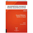 Sosyal Bilimler Tarih ve Sanat ( AYBAK 2018 Eyll ) Akademisyen Kitabevi