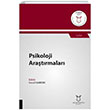 Psikoloji Aratrmalar ( AYBAK 2019 Eyll ) Akademisyen Kitabevi