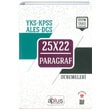 YKS KPSS ALES DGS Paragraf 25x22 Denemeleri A Plus Akademi
