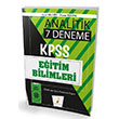 2021 KPSS Eitim Bilimleri Analitik Dijital zml 7 Deneme Snav Pelikan Yaynlar