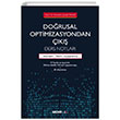 Dorusal Optimizasyondan k: Ders Notlar Kavram - Teori ve Uygulama Mustafa elebi Pnar Sekin Yaynevi
