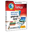 6. Snf Trke Yaprak Test anta Yaynlar