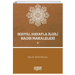 Sosyal Hayatla lgili Hadis Makaleleri 1 Saffet Sancakl Rabet Yaynlar