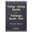 Trke Krte Szlk Ferhenga Kurdi Tirki Mirkan Baran Ozan Yaynclk