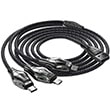 D27 3 in 1 Snake Hzl arj ve Data Kablosu C.D.SJ.AP.GY.0A20 Benks