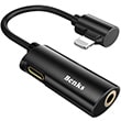 U40 2 in 1 Lightning Audio Adaptr C.D.HB.00.BK.0017 Siyah Benks