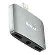 U32 Lightning 3 in 1 Audio Adaptr C.D.HB.00.GY.0015 Gri Benks