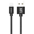 WP201 MFI Lightning arj ve Data Kablosu Siyah Wiwu