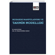 Muhasebe Maniplasyonu ve Tahmin Modelleri Ik Altunal Eitim Yaynevi