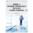 Teorik ve Ampirik Perspektifte Seilmi Finans Konular Eray Gemici Nobel Bilimsel Eserler