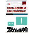 Halkla likiler ve Bilgi Edinme Hakk mit Arklan Litera Trk