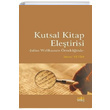 Kutsal Kitap Eletirisi Merve Yetim Eski Yeni Yaynlar