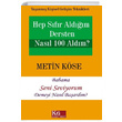 Hep Sfr Aldm Dersten Nasl 100 Aldm Babama Seni Seviyorum Demeyi Nasl Baardm Metin Kse Kuzey Kitabevi