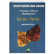 Fususul Hikem Anahtarlar Kuran Varlk Abdulbaki Miftah Kitsan Yaynlar