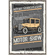 Retro Car Poster Melisa Poster
