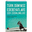 Trk Dnyas Edebiyatlar iir zmlemeleri Kesit Yaynlar