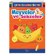 irin Boyama Serisi Meyveler ve Sebzeler Koloni ocuk