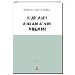 Kuran Anlamann Anlam Dcane Cndiolu Kap Yaynlar
