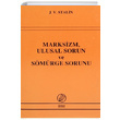 Marksizm Ulusal Sorun ve Smrge Sorunu Josef V. Stalin nter Yaynlar