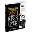 2020 KPSS Sper Memur Trkolojik Trke Soru Bankas Sper Kitap