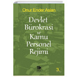 Devlet Brokrasi ve Kamu Personel Rejimi Onur Ender Aslan mge Kitabevi Yaynlar