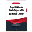 Payl Mlkiyette Paylatrma Hakk ve Bu Hakkn Snrlar Sekin Yaynclk