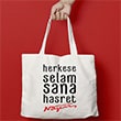 Herkese Selam Nazm Hikmet Bez anta B23 Book Tasarm