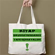 Kitap Okumuyorsanz Tartmayalm Bez anta B21 Book Tasarm