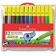Faber Castell Jumbo Neon Florasan12 Renk Keeli Kalem 5068031242