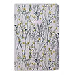 Floral Pembe Defter Elas Paper