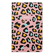 Leopar Pembe Defter Elas Paper