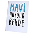 Mavi Huydur Bende Not Defteri ND10 Book Tasarm