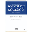 Ansiklopedik Sosyoloji Szl Der Yaynlar