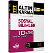 TYT Sosyal Bilimler Tamam Video zml 10x25 Deneme Snav Altn Karma