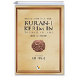 Nzul Srasna Gre Kuran Kerimin Trke Anlam Ali Bula ra Yaynlar