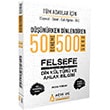 Tm Adaylar in Felsefe ile Din Kltr ve Ahlak Bilgisi Dnrken Dinlendiren Kavram Harital 50 Deneme 500 Soru Ak U Yaynlar