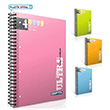 Ultra Spiralli Neon kiz Kapak Konulu A4 160  Yaprak Kareli  Defter Mavi Gpta