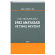 1982 Anayasas ve Temel Mevzuat Lykeion Yaynlar