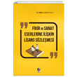 Fikir ve Sanat Eserlerine likin Lisans Szlemesi Adalet Yaynevi