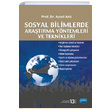 Sosyal Bilimlerde Aratrma Yntemleri ve Teknikleri Nobel Yaynevi