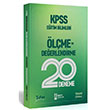 2020 KPSS Eitim Bilimleri lme ve Deerlendirme 20 li Deneme sem Yaynclk
