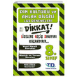 8.Snf LGS Din Kltr Denemeleri Tandem Yaynlar