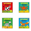 Hayvanlar Elenceli ekiller 4 Kitaplk Set Eksik Para Yaynlar