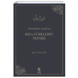 Tefhimul Kuran Ksa Srelerin Tefsiri Mevddi nsan Yaynlar