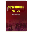 Sosyolojide Metod Bnyamin Ercan Cinius Yaynlar