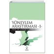 Yneylem Aratrmas 1 Zerrin Alada Umuttepe Yaynlar