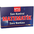 2021 KPSS Genel Yetenek Matematik Son Kontrol Soru Bankas  Kariyer Meslek Yaynlar
