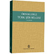 rneklerle Trk iir Bilgisi Cem Dilin Trk Dil Kurumu Yaynlar