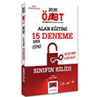2020 ABT Snf retmenlii Snfn Kilidi Alan Eitimi Tamam zml 15 Deneme Yarg Yaynlar
