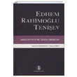 Edhem Rahimolu Teniev Doumunun 90. Ylna Armaan Trk Dil Kurumu Yaynlar